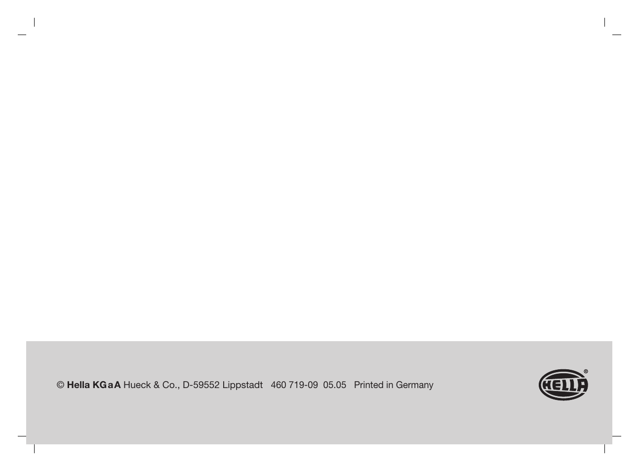 Hella Rallye 3000 Compact Fog User Manual | Page 24 / 24