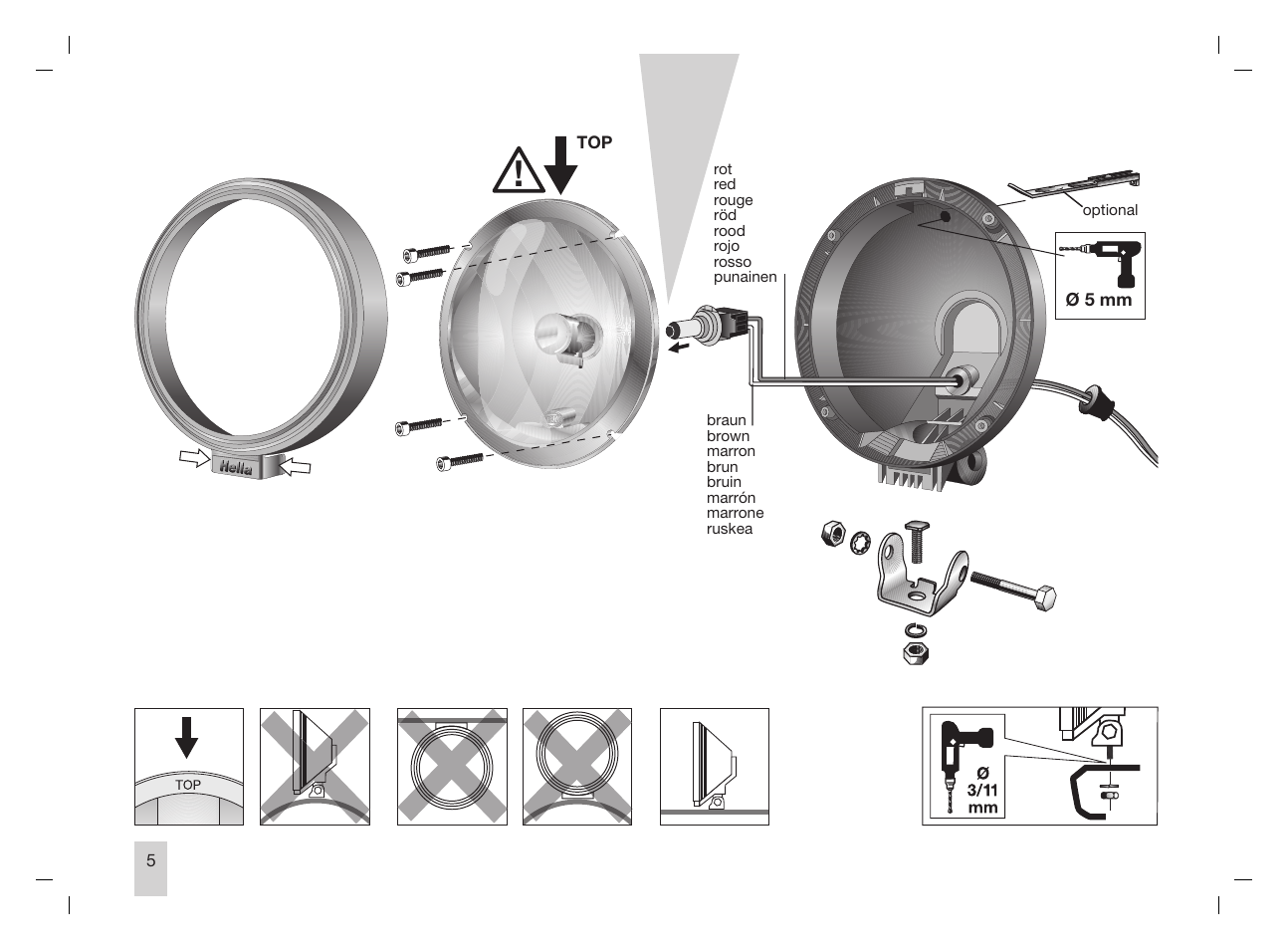 Hella Rallye 3000 Compact Fog User Manual | Page 5 / 24