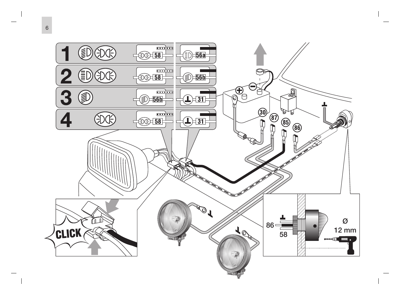 Hella Rallye 3000 Compact Fog User Manual | Page 6 / 24