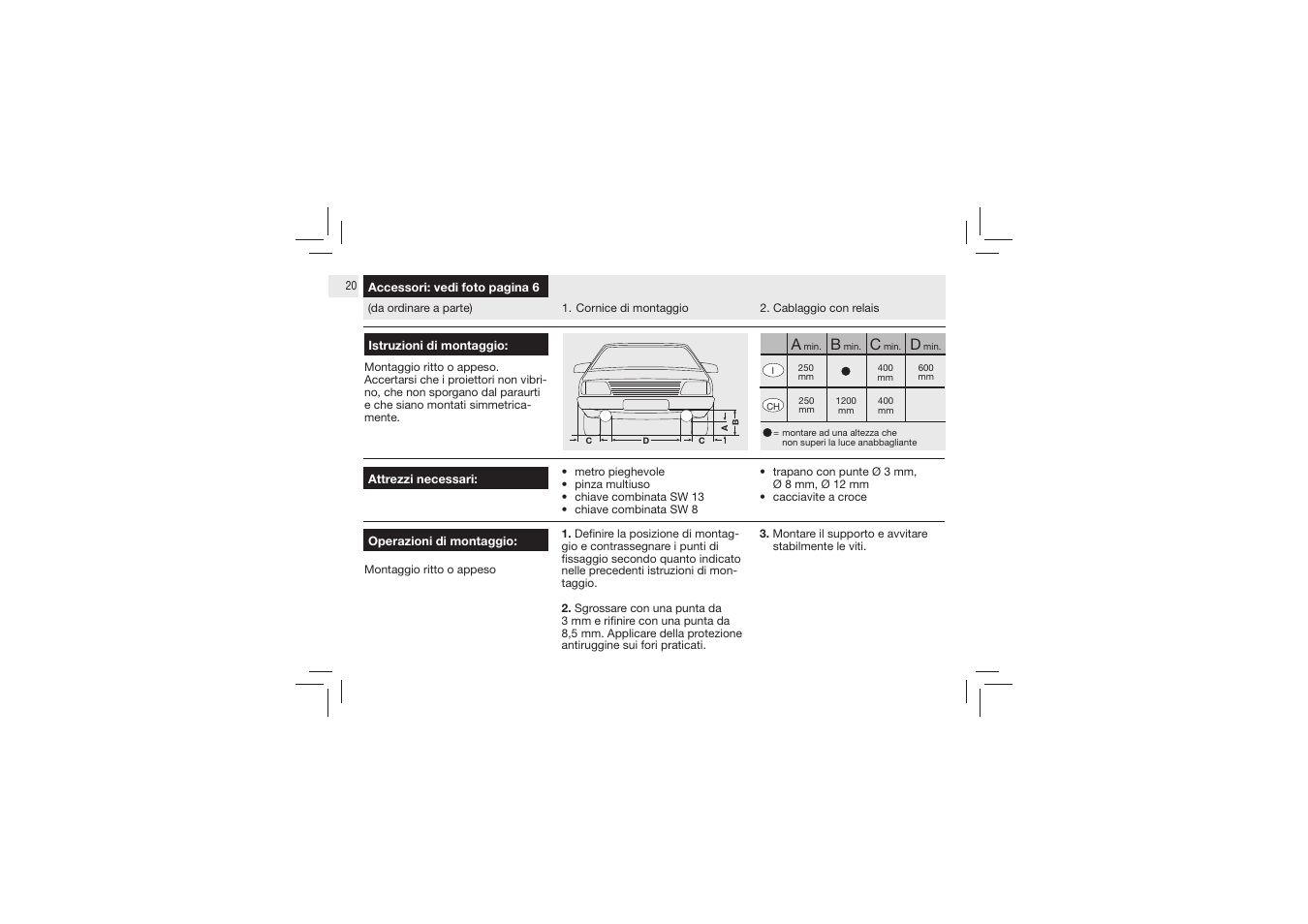 Hella Micro DE Halogen Fog User Manual | Page 20 / 24