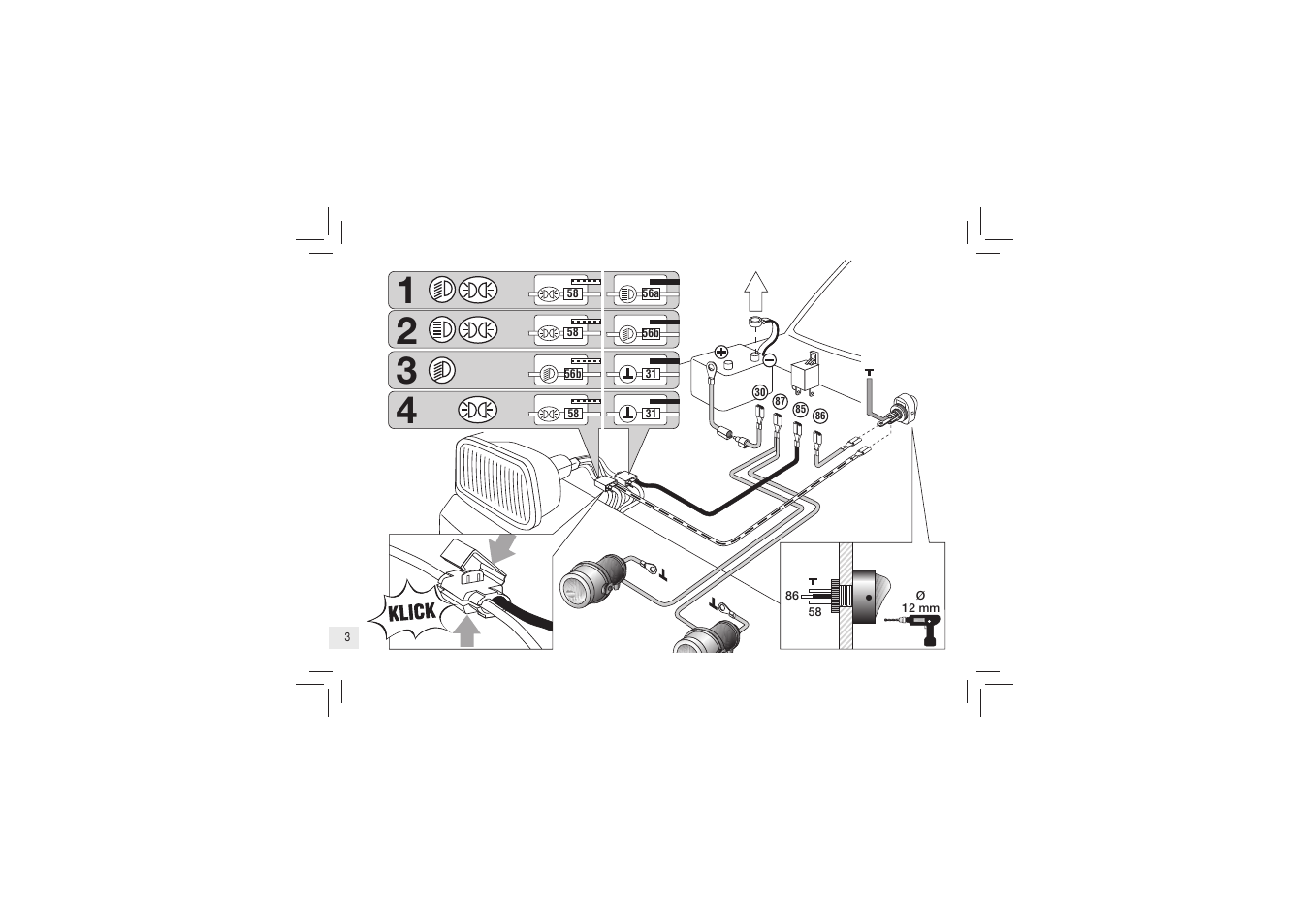 Hella Micro DE Halogen Fog User Manual | Page 3 / 24