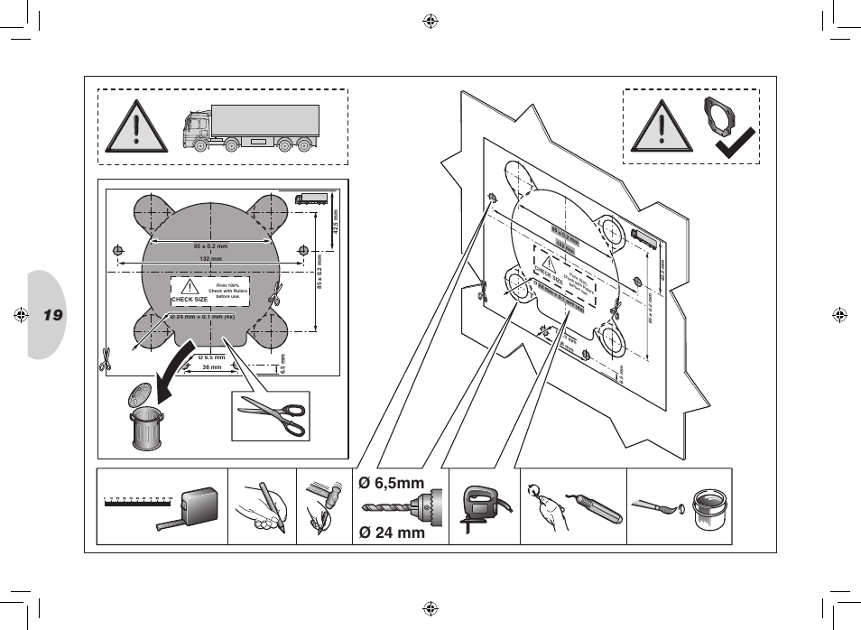 Ø 24 mm ø 6,5mm | Hella 90mm Bi-LED High/Low Beam Module User Manual | Page 19 / 36