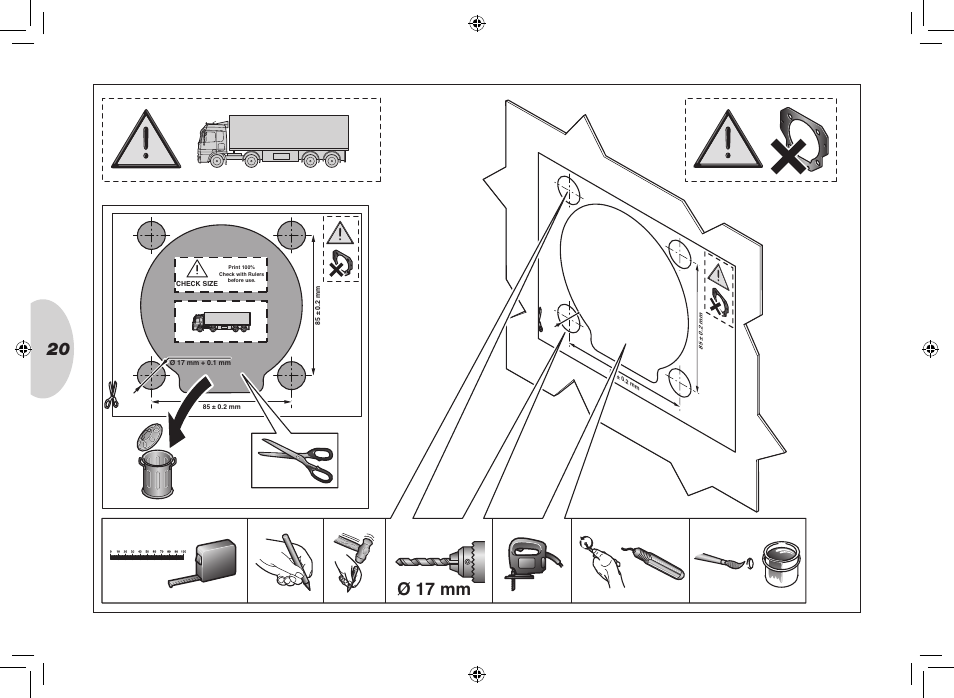 Ø 17 mm | Hella 90mm Bi-LED High/Low Beam Module User Manual | Page 20 / 36