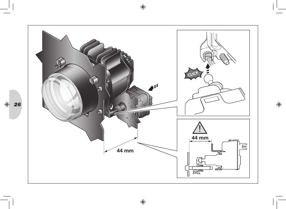 Hella 90mm Bi-LED High/Low Beam Module User Manual | Page 26 / 36