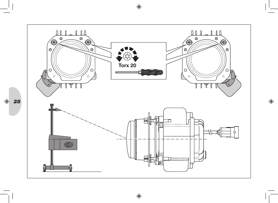 Hella 90mm Bi-LED High/Low Beam Module User Manual | Page 28 / 36