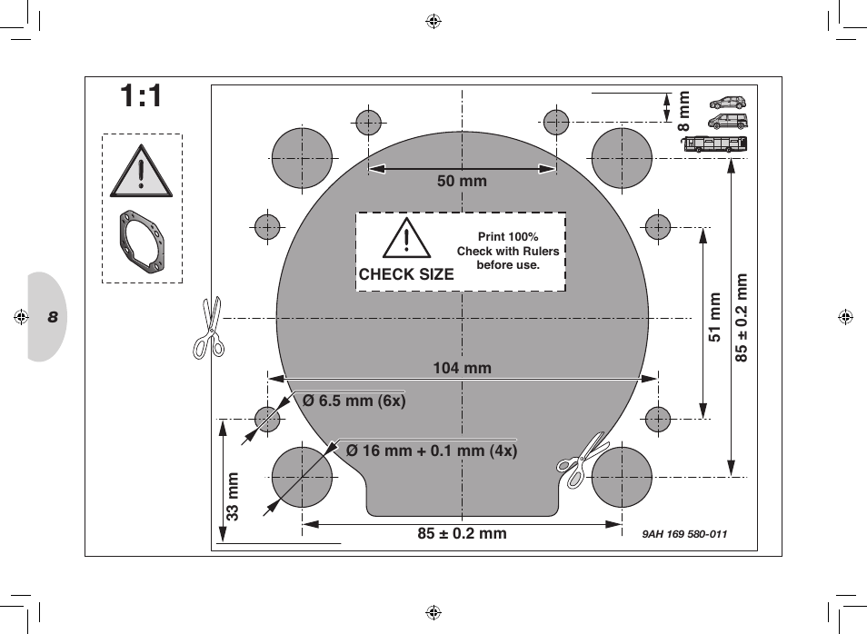 Hella 90mm Bi-LED High/Low Beam Module User Manual | Page 8 / 36