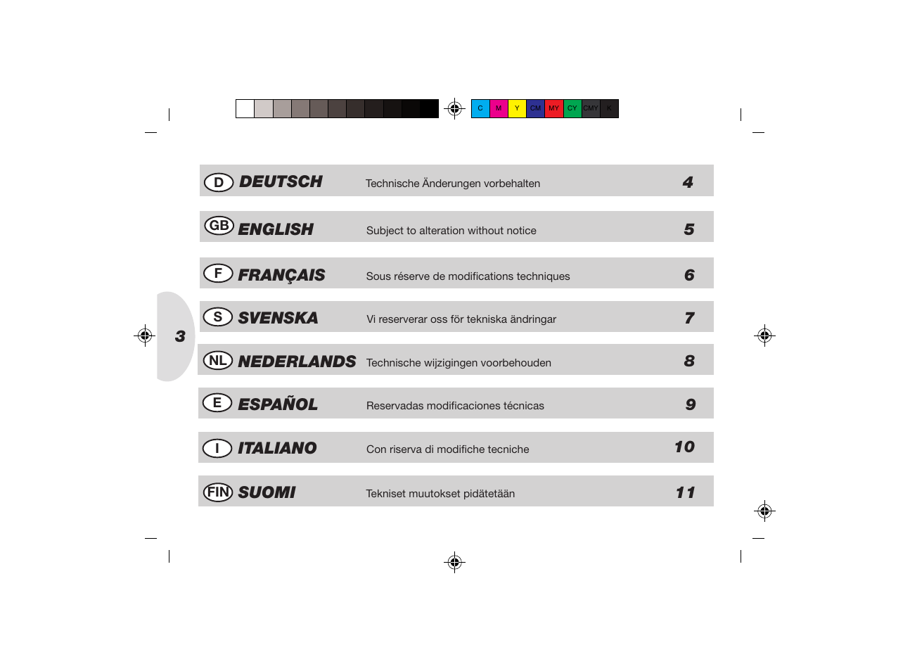 Français svenska nederlands español italiano suomi | Hella HID/Xenon Capsules User Manual | Page 2 / 11