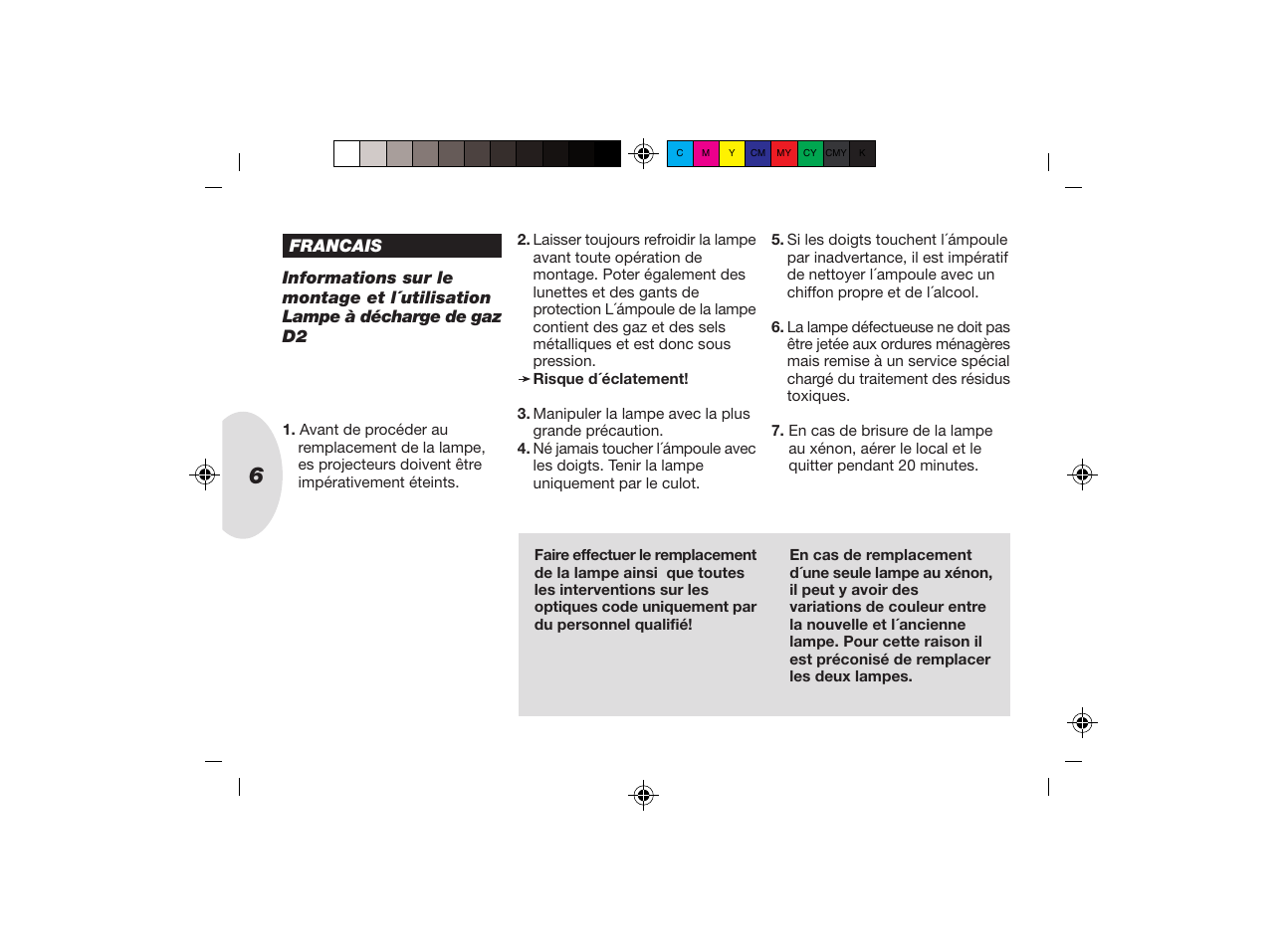 Hella HID/Xenon Capsules User Manual | Page 5 / 11