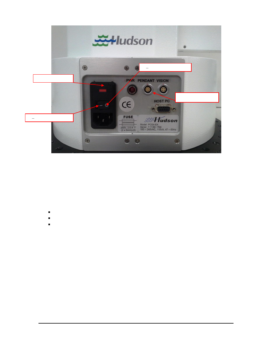 Switching ac line voltage 110vac/220vac | Hudson Robotics PlateCrane EX User Manual | Page 14 / 43