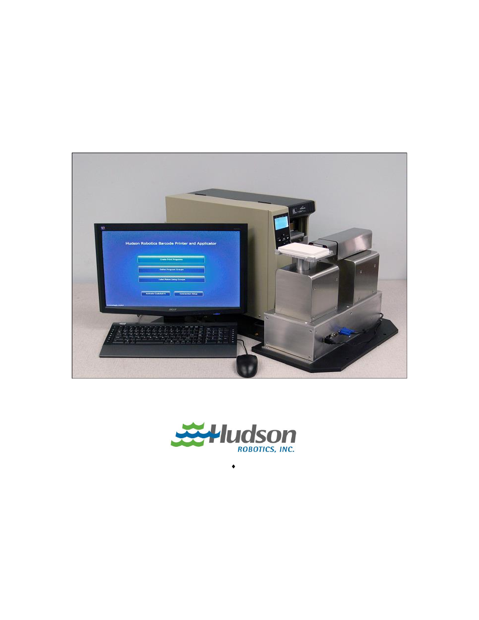 Hudson Robotics Bar Code Print and Apply User Manual | 33 pages