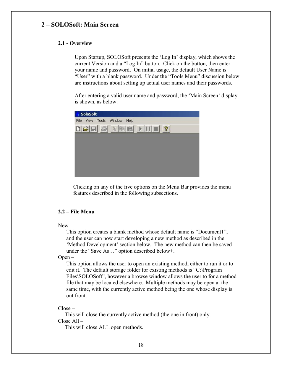 Hudson Robotics SOLO User Manual | Page 18 / 54