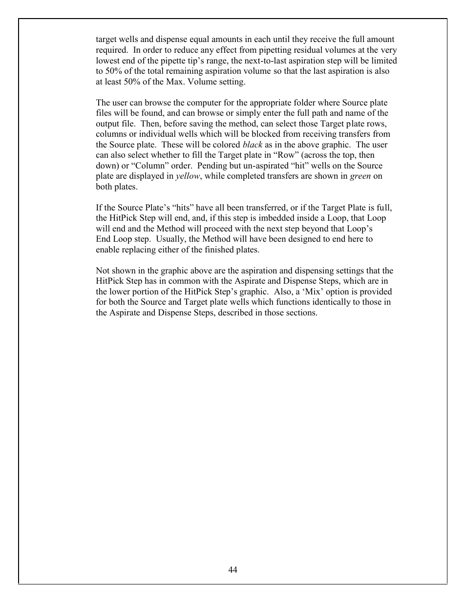 Hudson Robotics SOLO User Manual | Page 44 / 54