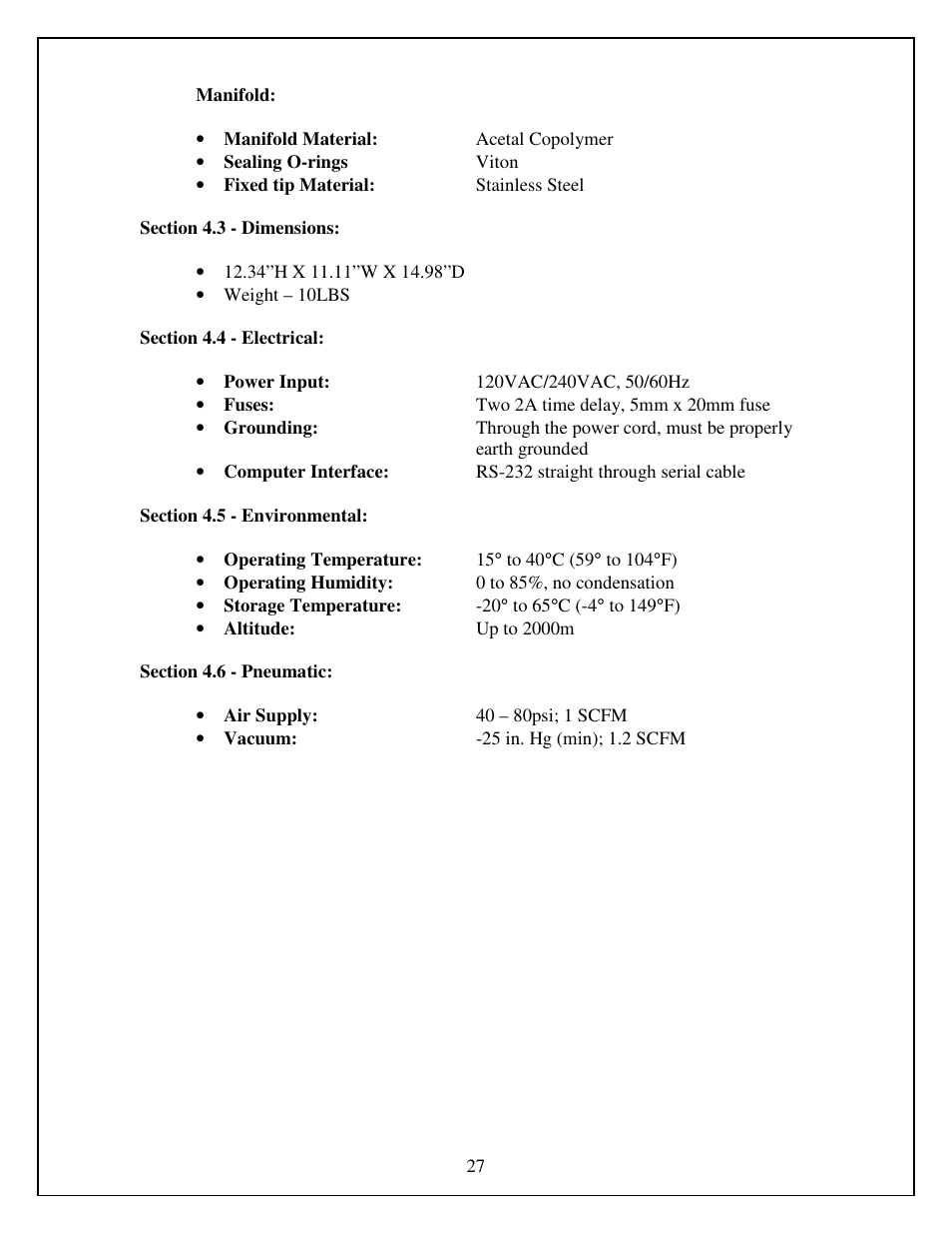Hudson Robotics RapidWash User Manual | Page 27 / 27