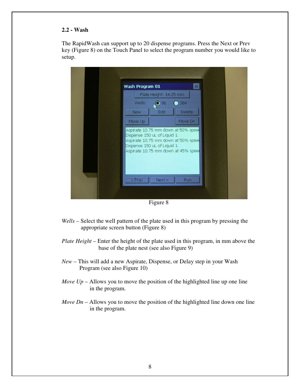 Hudson Robotics RapidWash User Manual | Page 8 / 27