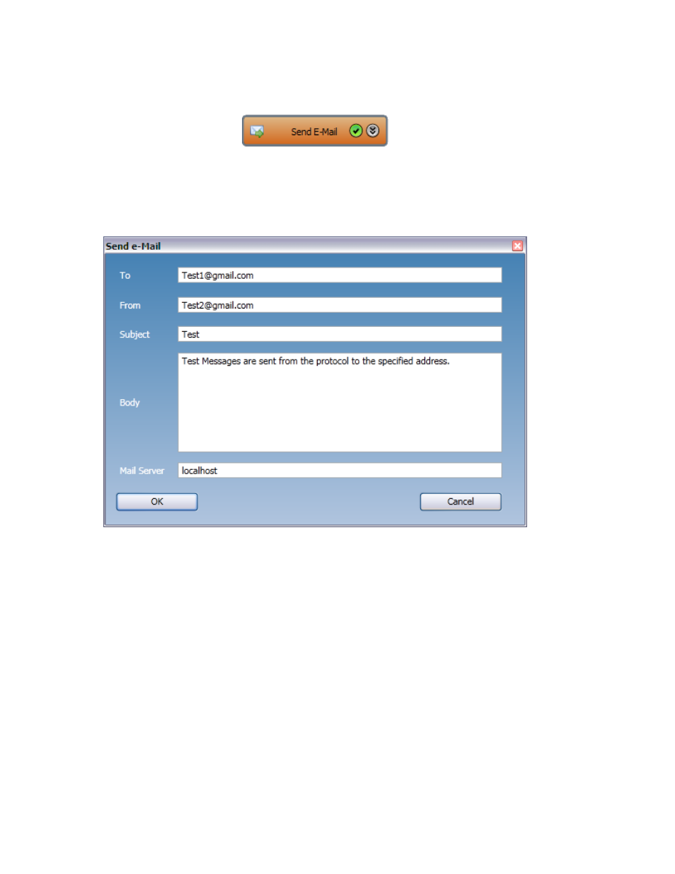 Send e-mail | Hudson Robotics SoftLinx 5.0 User Manual | Page 25 / 50