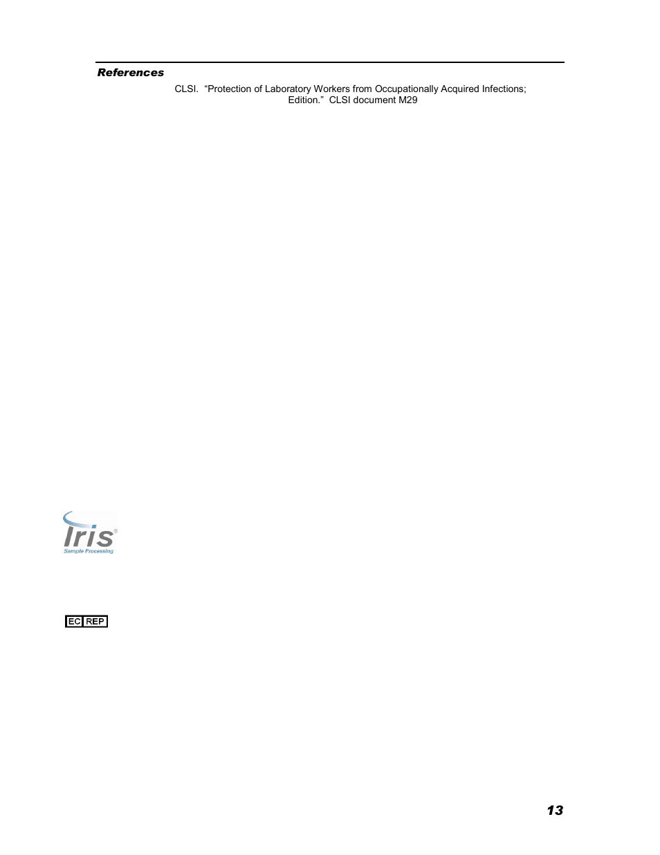 Iris Sample Processing StatSpin® Express 4 Horizontal Centrifuge User Manual | Page 17 / 18