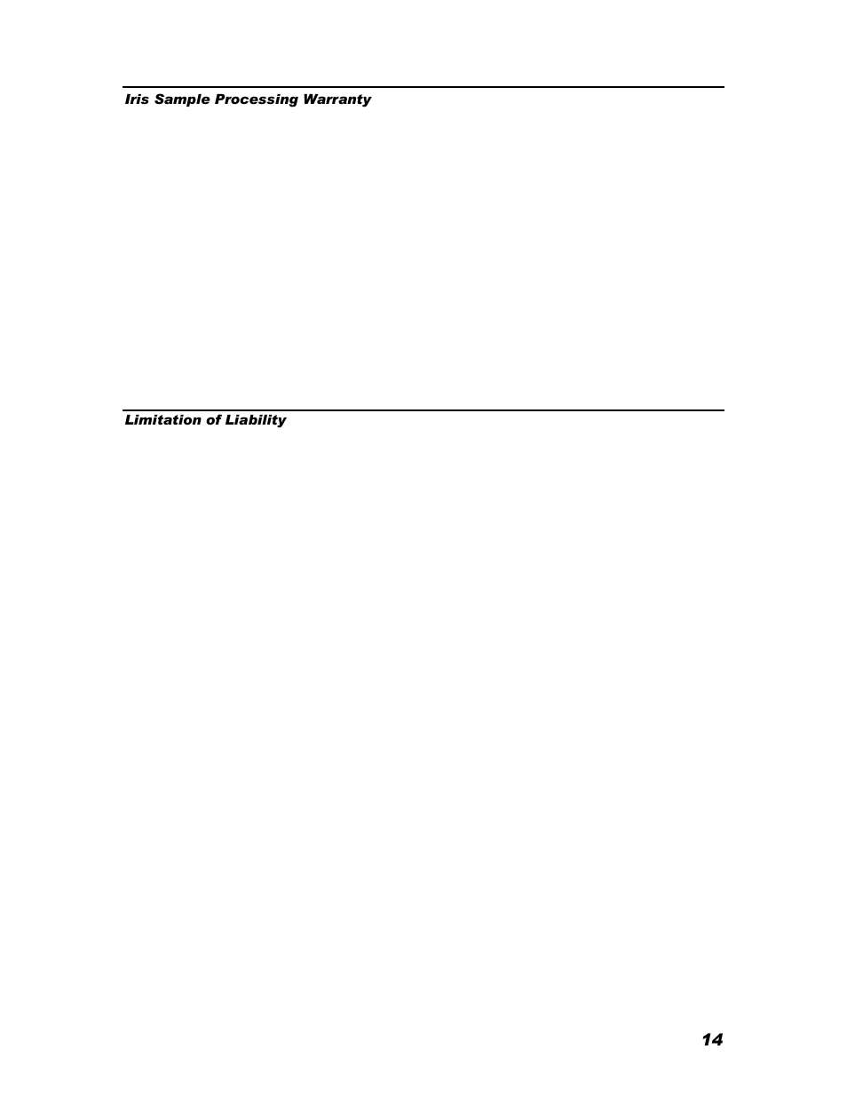 Iris Sample Processing StatSpin® Express 4 Horizontal Centrifuge User Manual | Page 18 / 18