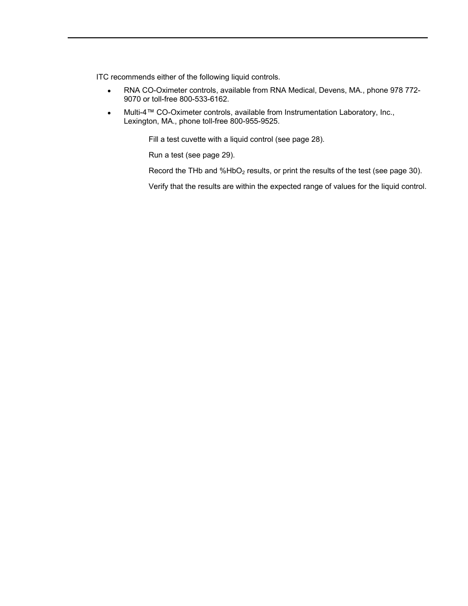Running liquid controls | ITC Avoximeter 1000E Whole Blood Oximeter User Manual | Page 41 / 82