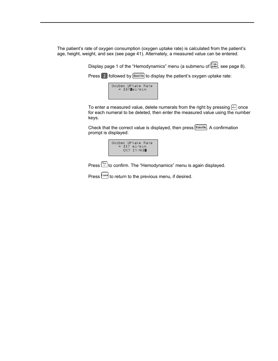 Oxygen uptake rate | ITC Avoximeter 1000E Whole Blood Oximeter User Manual | Page 49 / 82