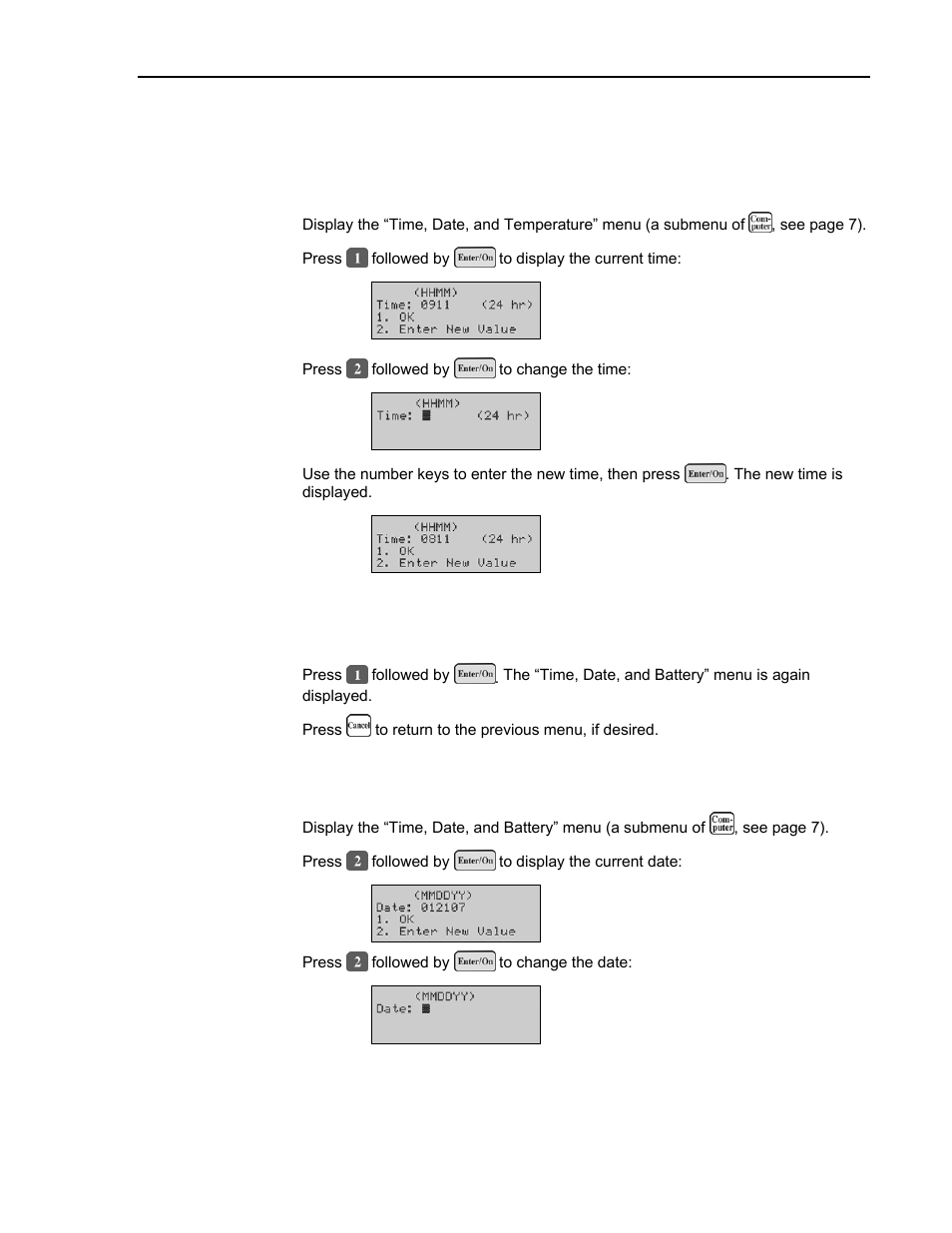 Changing the date and time | ITC Avoximeter 4000 Whole Blood CO-Oximeter User Manual | Page 25 / 78