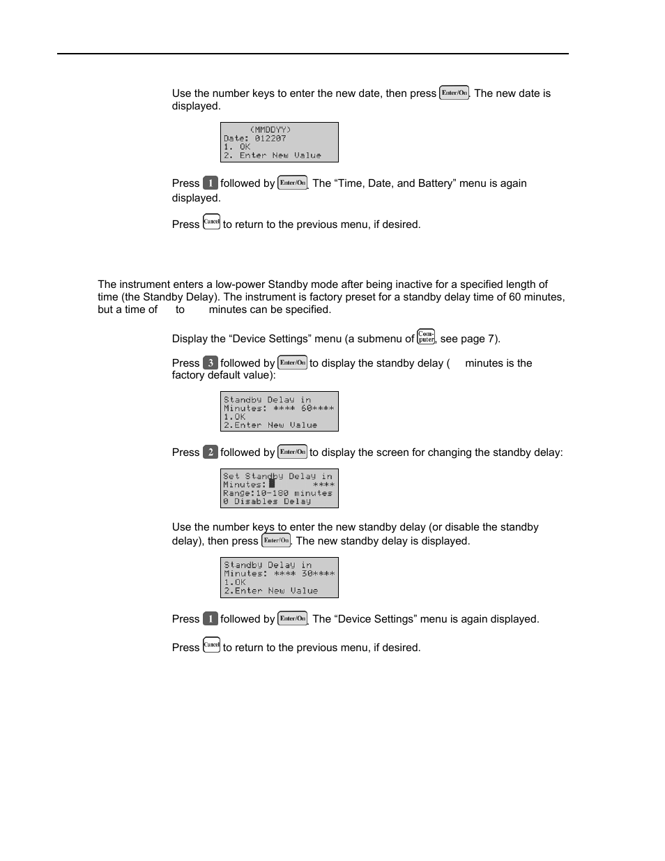 Setting the standby delay | ITC Avoximeter 4000 Whole Blood CO-Oximeter User Manual | Page 26 / 78