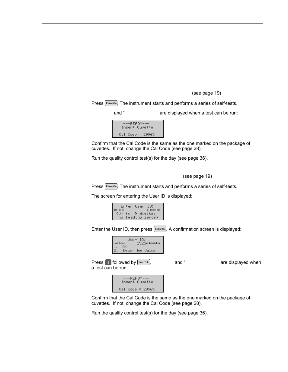 4 operation, Startup, Tartup | ITC Avoximeter 4000 Whole Blood CO-Oximeter User Manual | Page 39 / 78