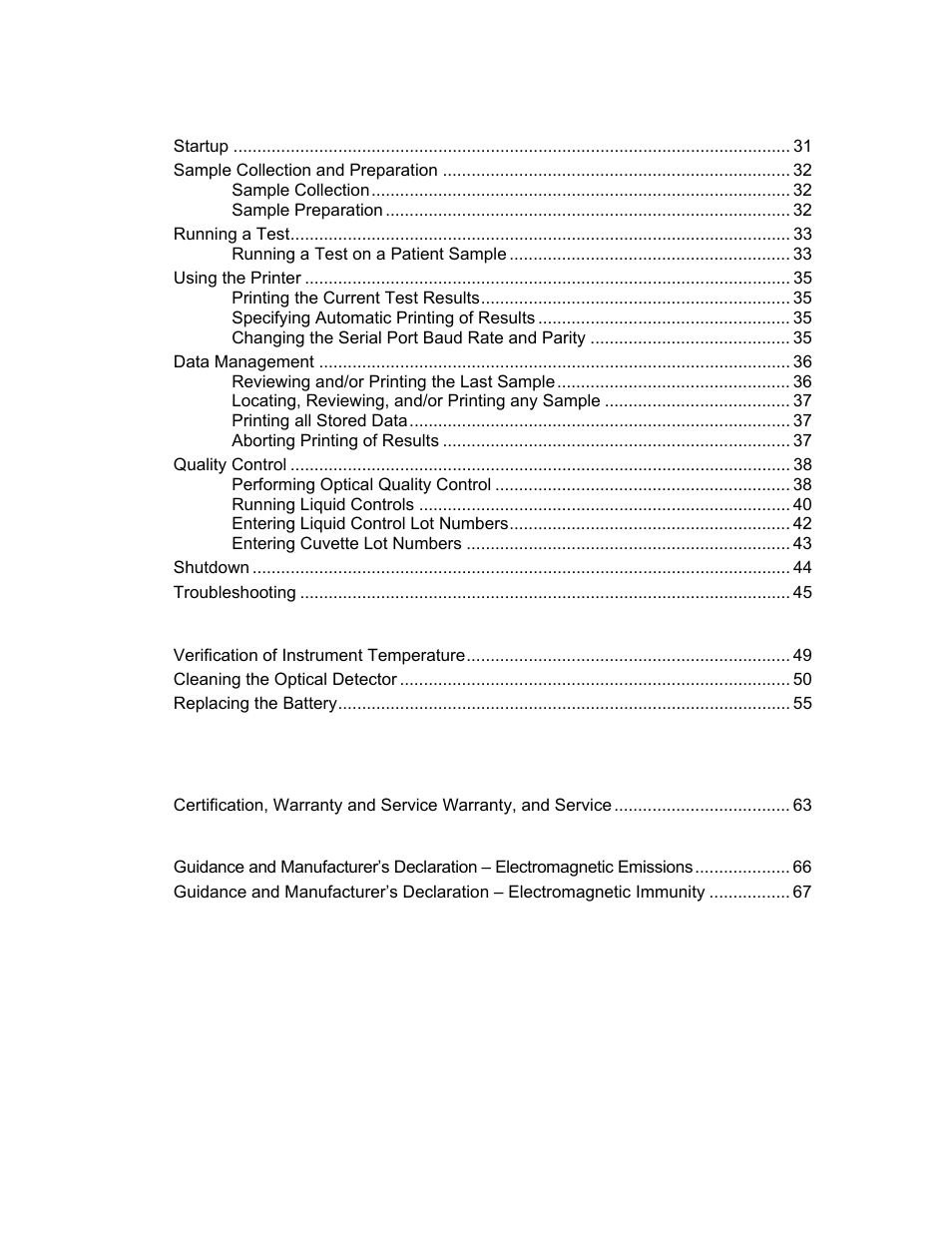 ITC Avoximeter 4000 Whole Blood CO-Oximeter User Manual | Page 5 / 78