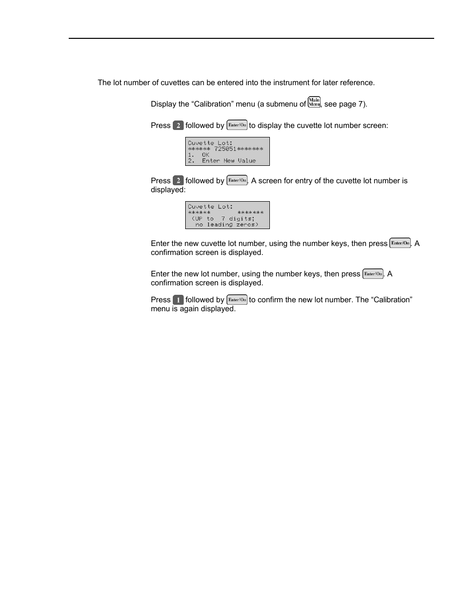 Entering cuvette lot numbers, Entering cuvette lot, Numbers | ITC Avoximeter 4000 Whole Blood CO-Oximeter User Manual | Page 51 / 78