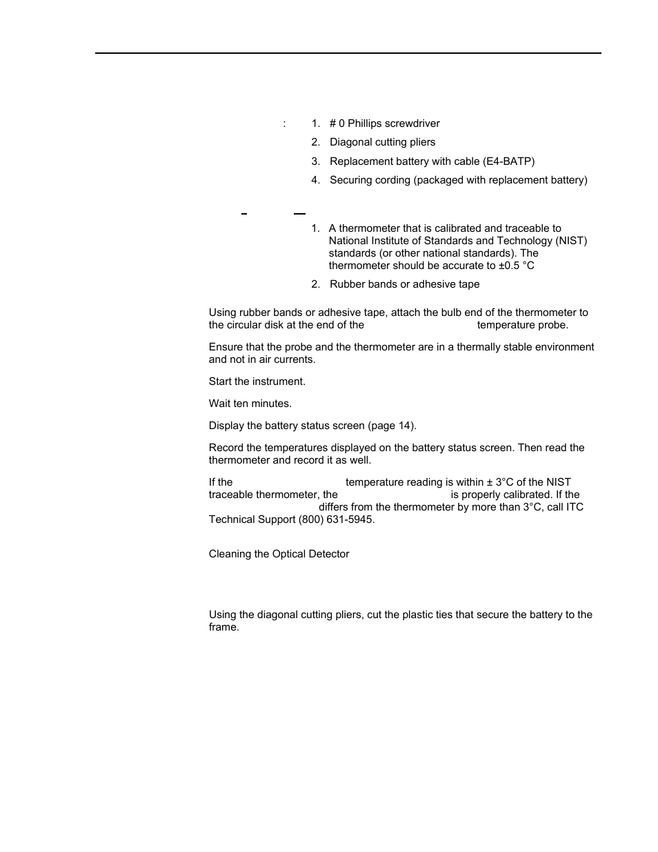 Replacing the battery | ITC Avoximeter 4000 Whole Blood CO-Oximeter User Manual | Page 63 / 78