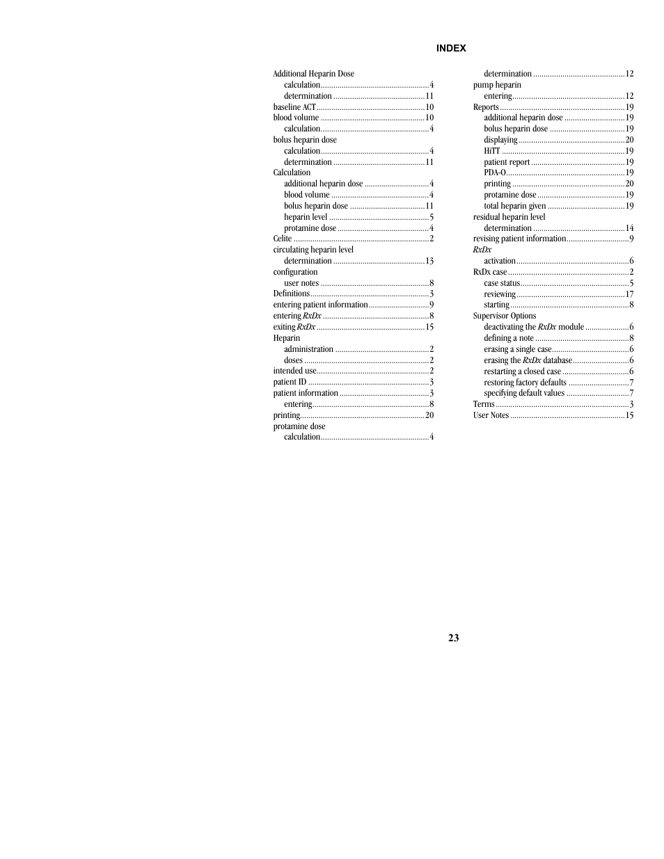 ITC Hemochron Response Whole Blood Coagulation System User Manual | Page 23 / 24