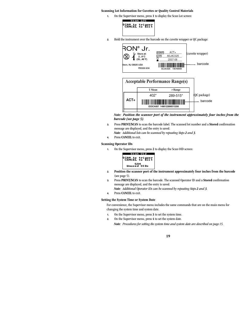 ITC Hemochron Signature Elite Whole Blood Microcoagulation System User Manual | Page 19 / 84