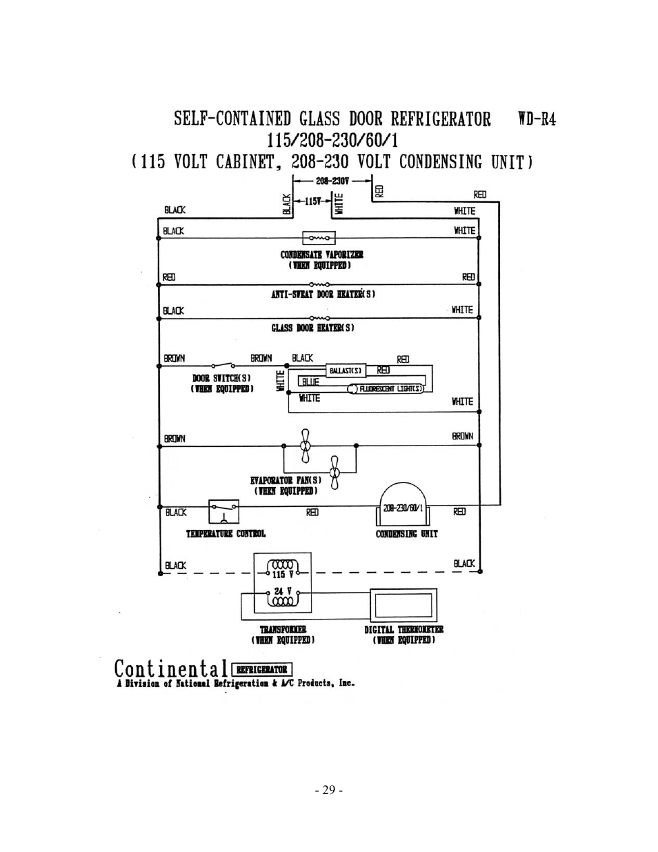 Bally Refrigerators/Freezers/Warmers User Manual | Page 31 / 36