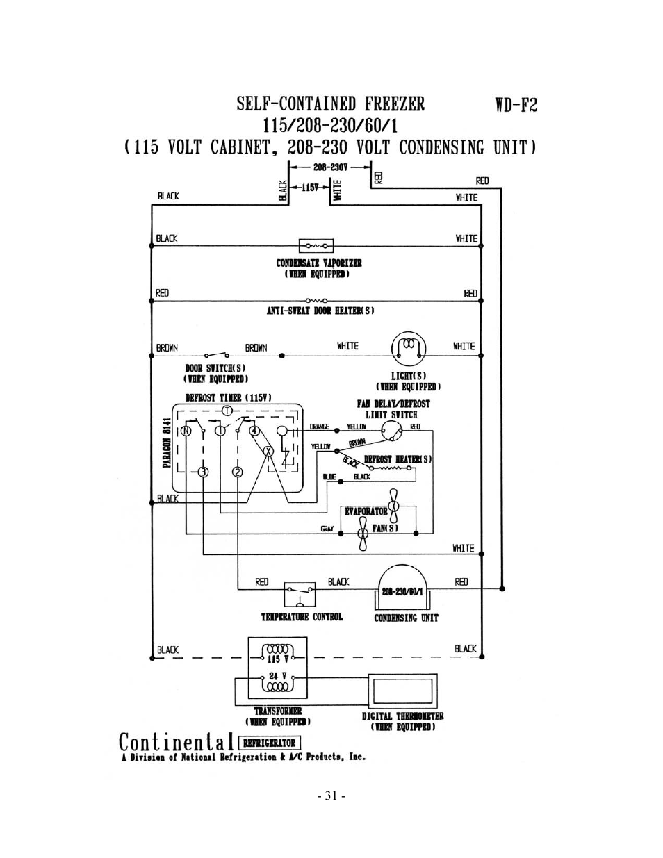 Bally Refrigerators/Freezers/Warmers User Manual | Page 33 / 36