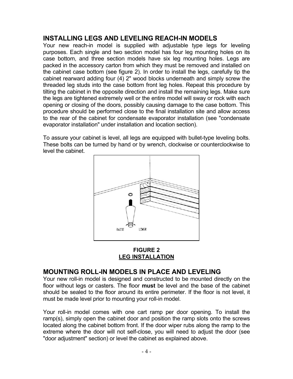 Bally Refrigerators/Freezers/Warmers User Manual | Page 6 / 36