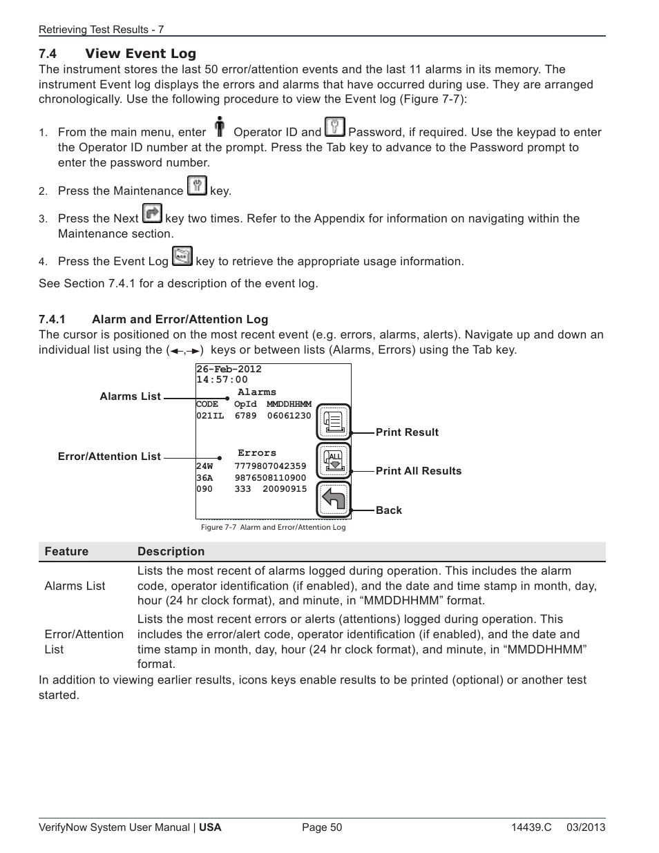 ITC VerifyNow System Platelet Reactivity Test User Manual | Page 54 / 104