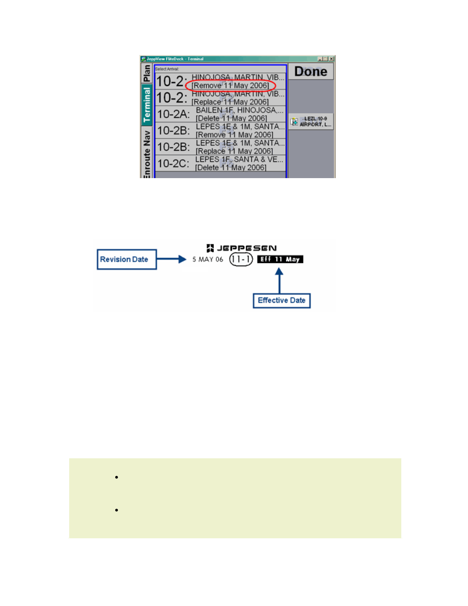 Comparing charts, Viewing revised charts in the clipboard | Jeppesen FliteDeck 3 User Manual | Page 152 / 270