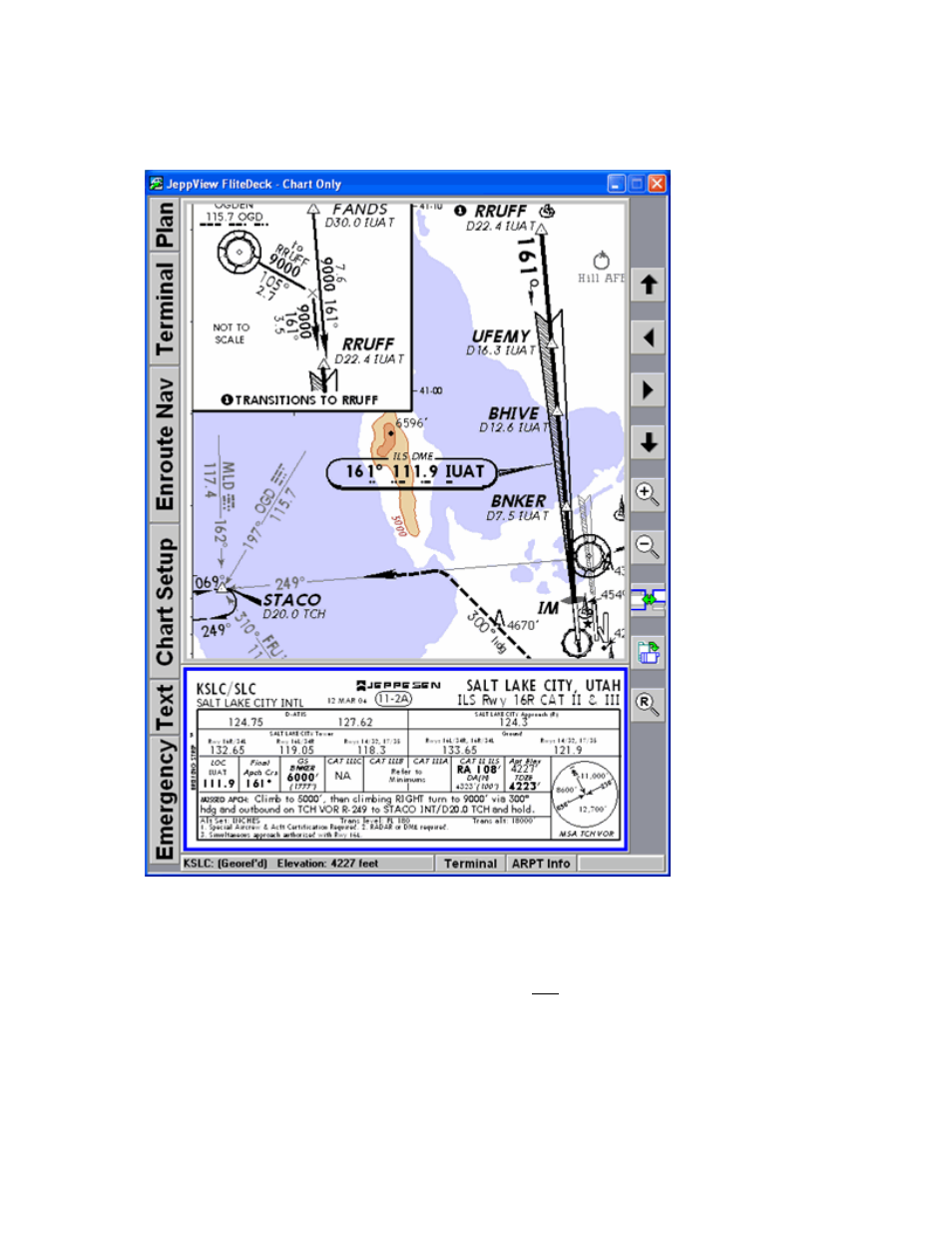 Viewing airport information | Jeppesen FliteDeck 3 User Manual | Page 157 / 270