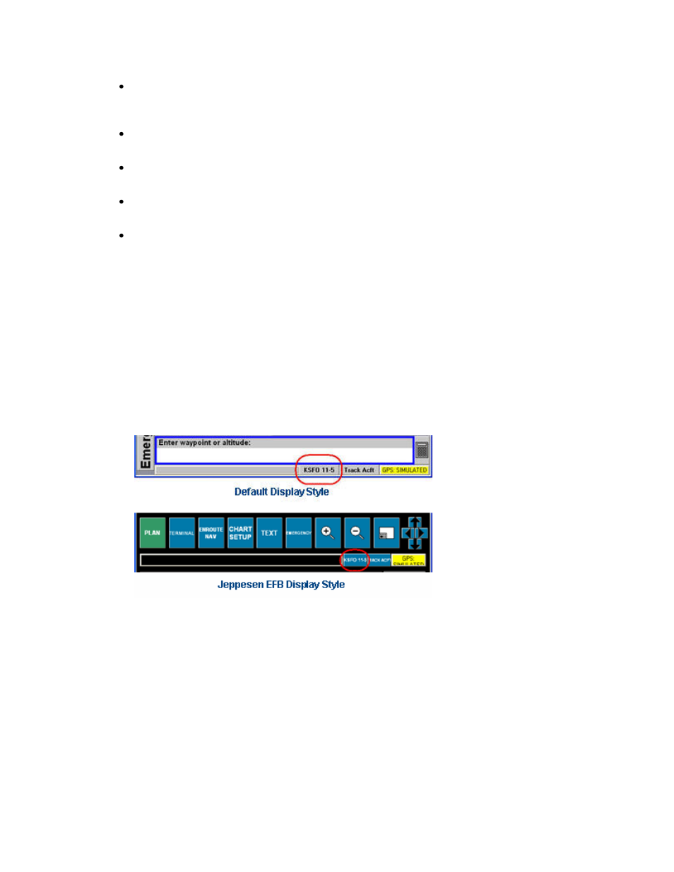Chart overlay, Route chart, see | Jeppesen FliteDeck 3 User Manual | Page 167 / 270