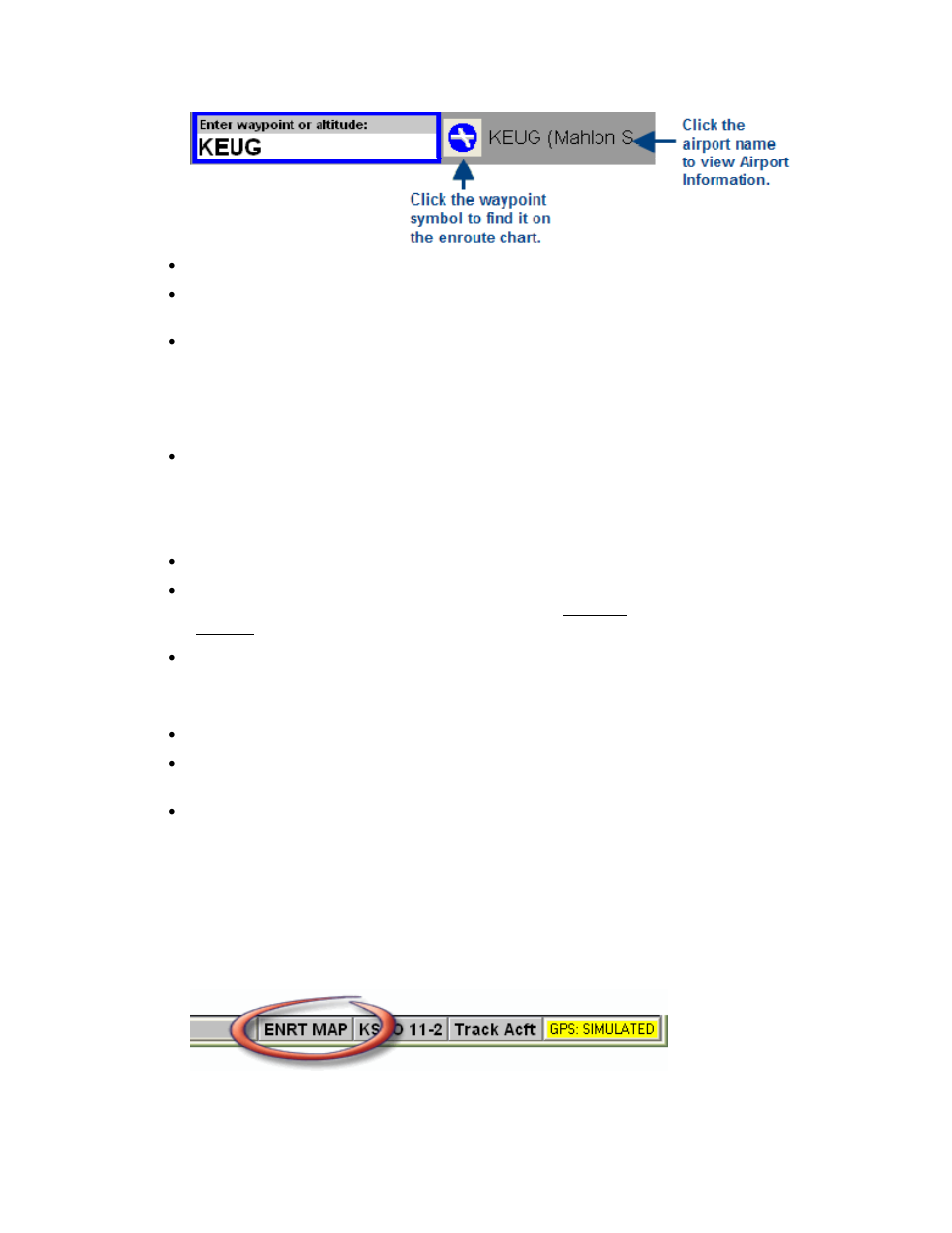 Viewing only the enroute map | Jeppesen FliteDeck 3 User Manual | Page 172 / 270