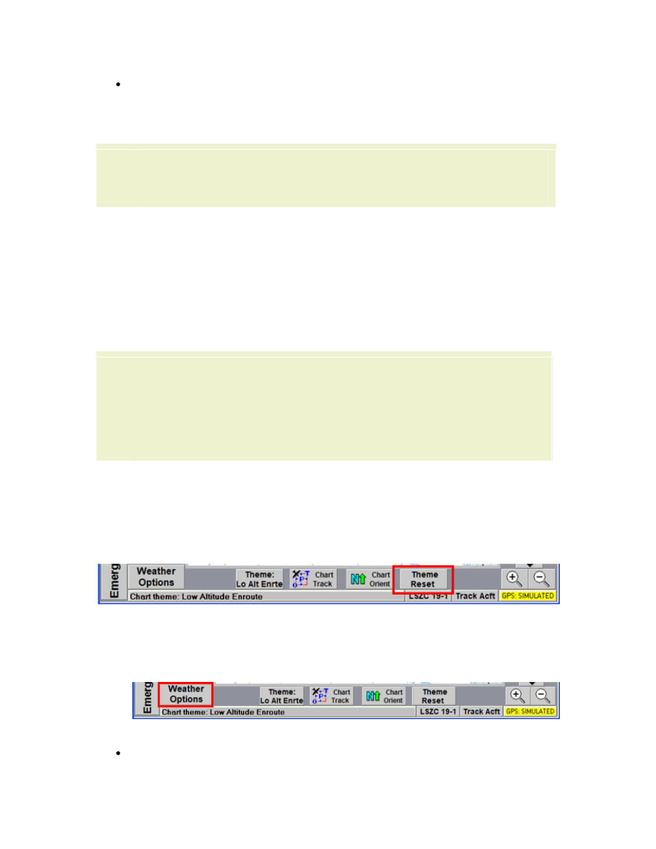 Chart preferences, Satellite weather preferences | Jeppesen FliteDeck 3 User Manual | Page 175 / 270
