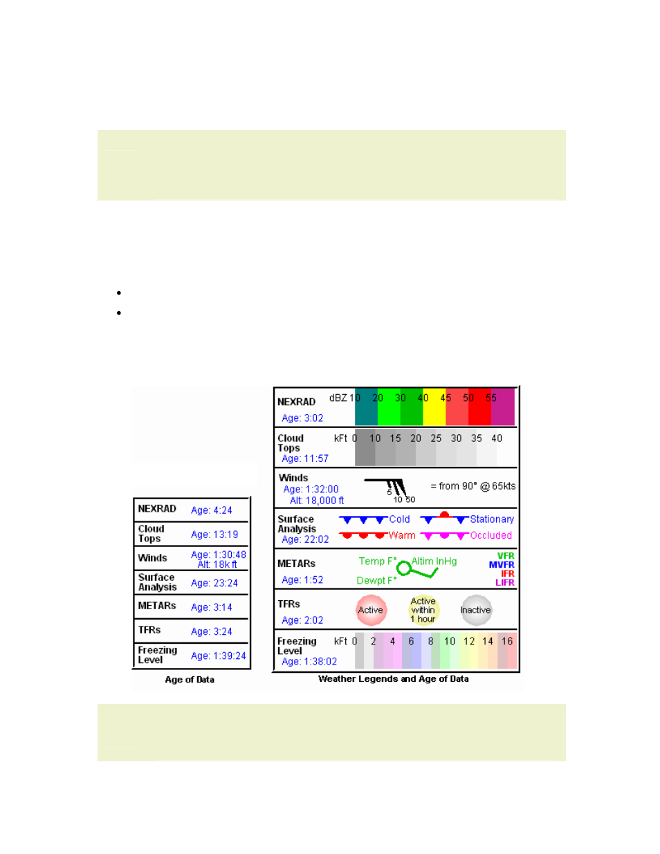 Displaying the legends | Jeppesen FliteDeck 3 User Manual | Page 212 / 270