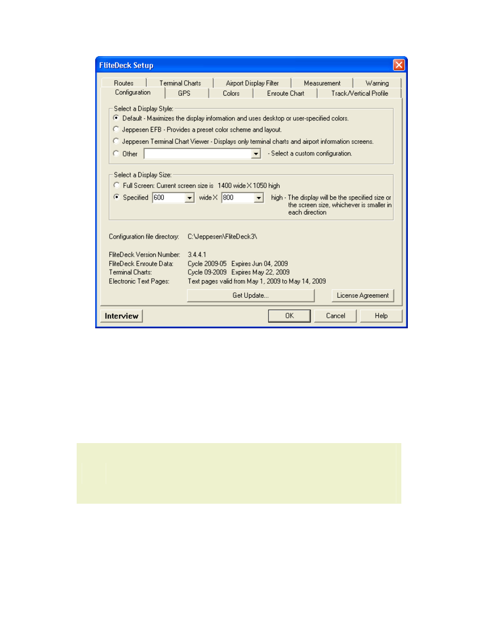 Setting display size, Chart viewer overview, Using the chart viewer | Jeppesen FliteDeck 3 User Manual | Page 58 / 270