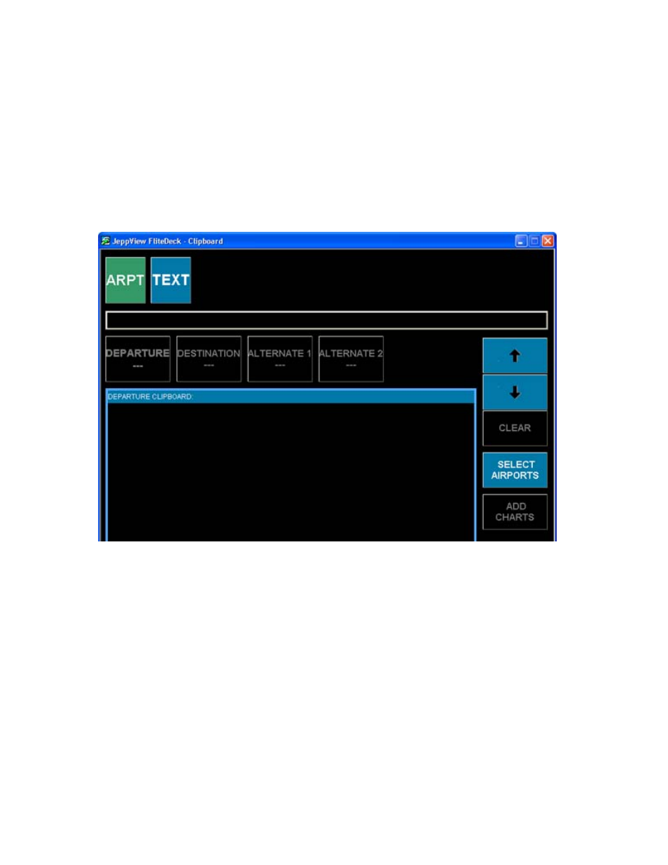 Select airports view | Jeppesen FliteDeck 3 User Manual | Page 59 / 270