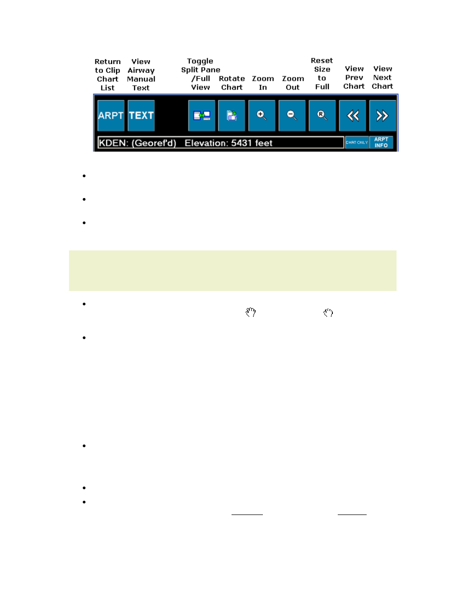 Chart viewer airport information, Airport information | Jeppesen FliteDeck 3 User Manual | Page 68 / 270