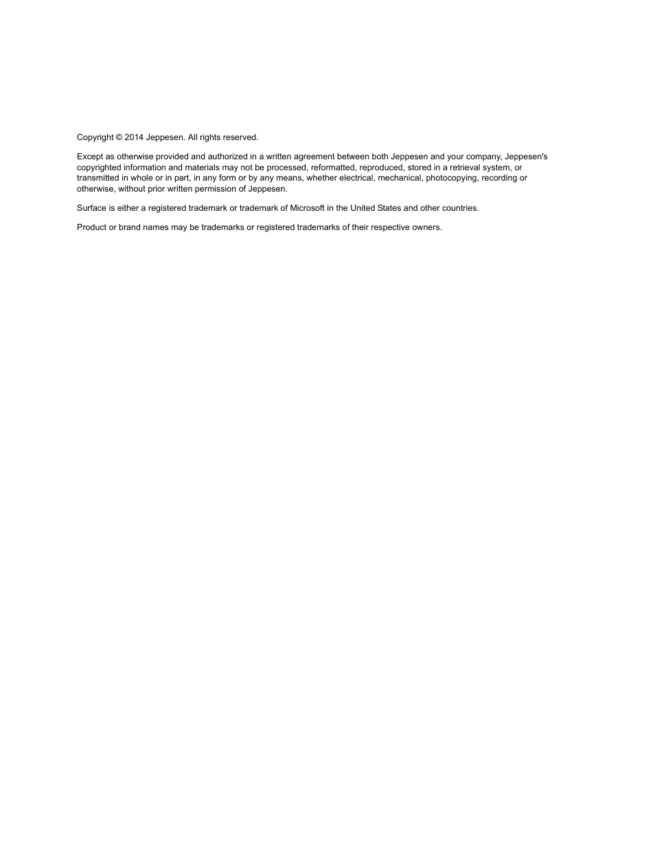 Jeppesen FliteDeck Pro 8 (Windows 8.1) User Manual | Page 3 / 40