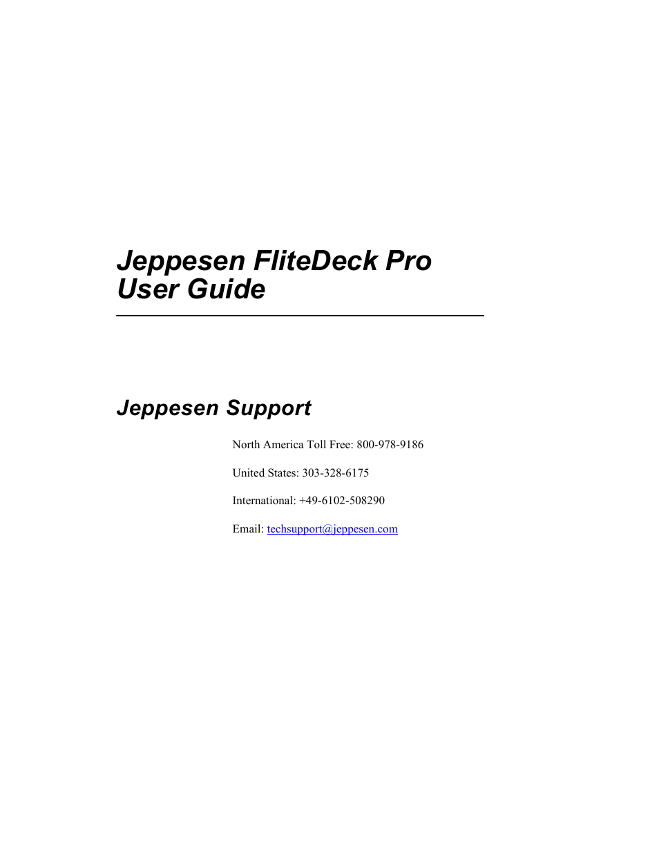 Jeppesen FliteDeck Pro 8 (Windows 8.1) User Manual | Page 6 / 40