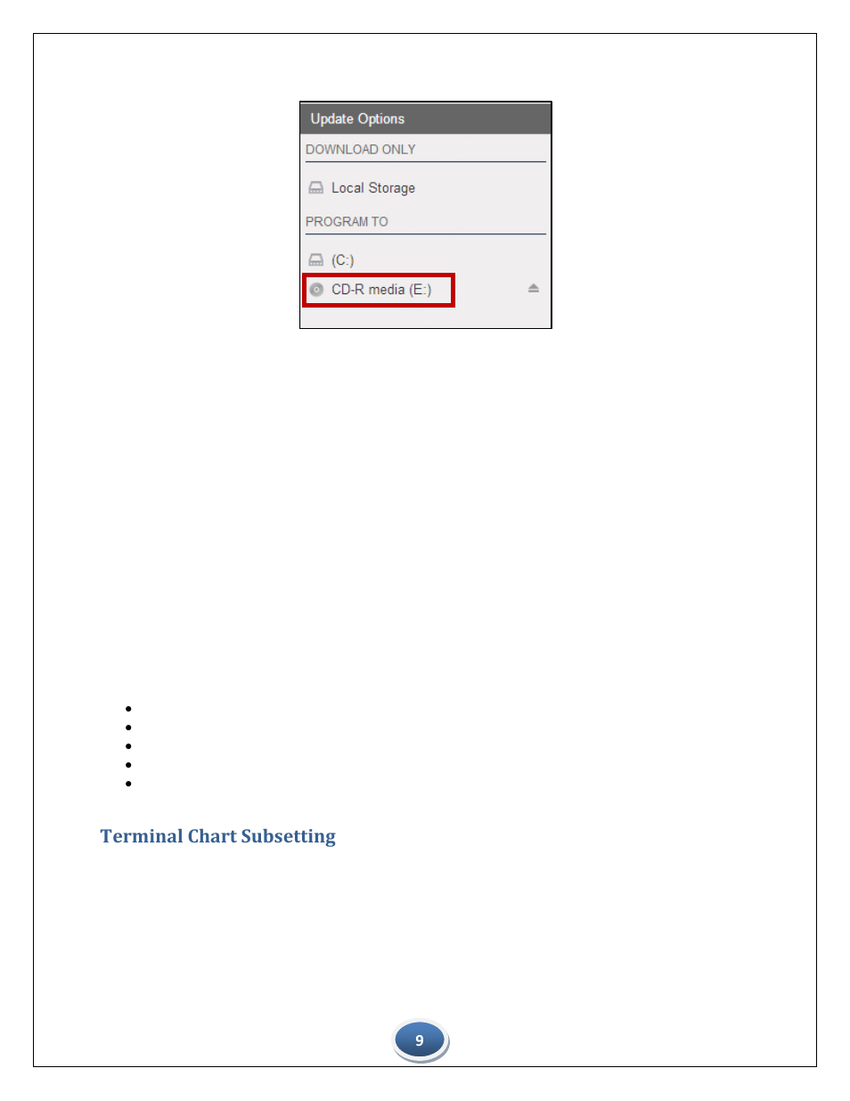 Terminal chart subsetting | Jeppesen INDS Data Manager for Windows User Manual | Page 9 / 12