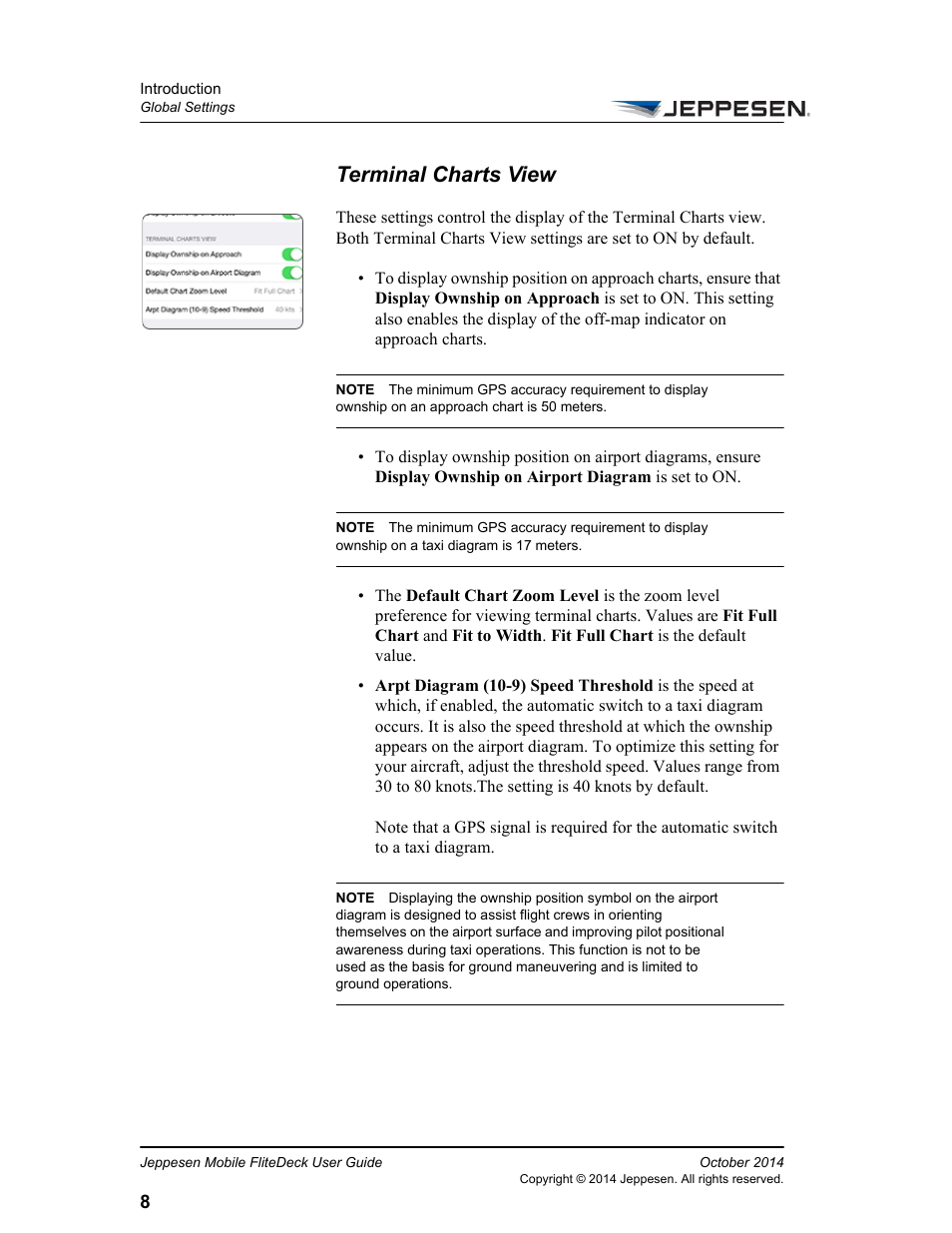 Terminal charts view | Jeppesen Mobile FliteDeck for iPad User Manual | Page 15 / 63