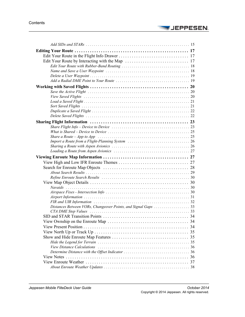 Jeppesen Mobile FliteDeck for iPad User Manual | Page 6 / 63