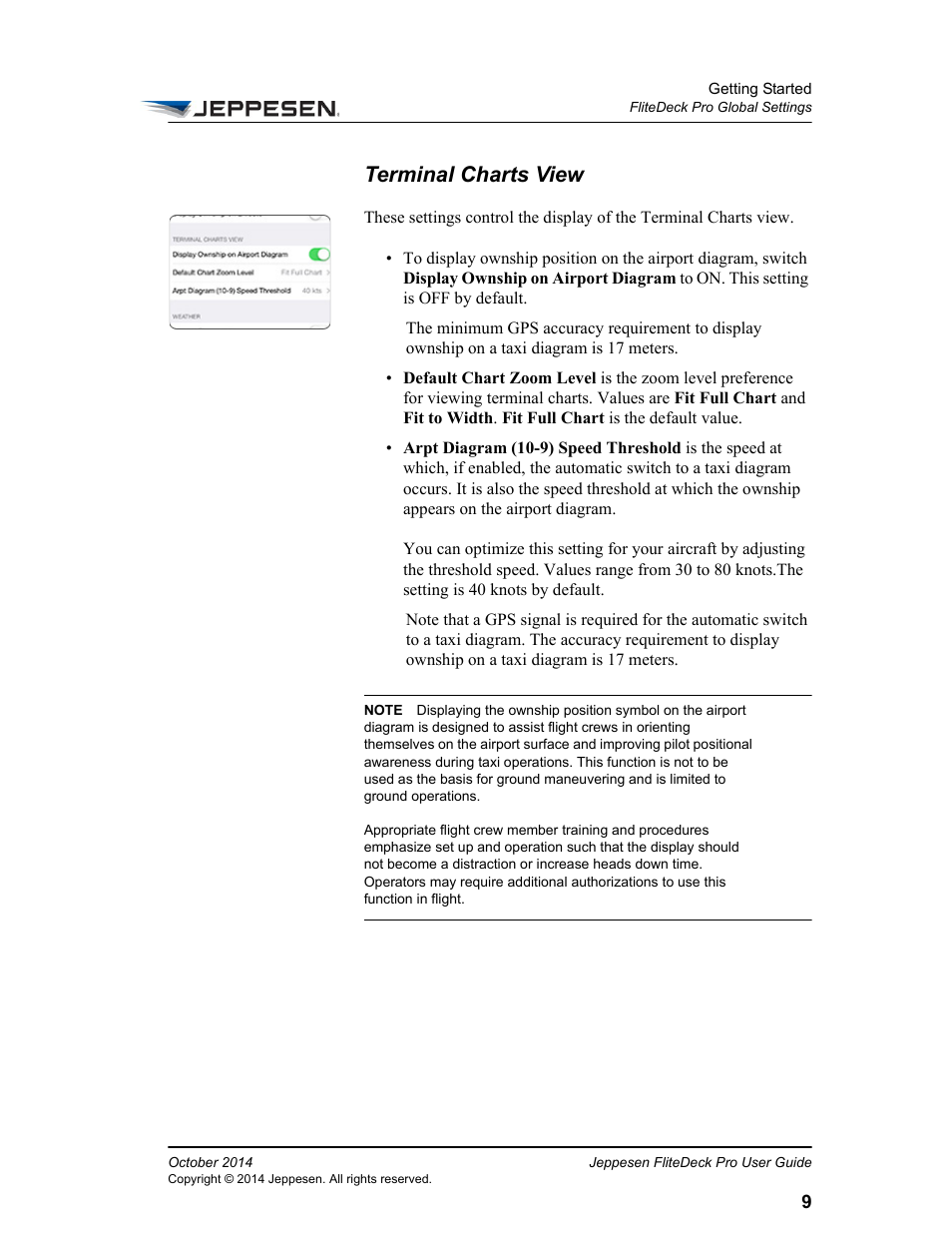 Terminal charts view | Jeppesen FliteDeck Pro (iOS) User Manual | Page 16 / 59